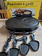 Gourmet toestel : raclette en grill ( 8 personen ), Elektronische apparatuur, Ophalen of Verzenden, Zo goed als nieuw