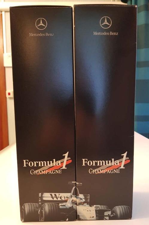 F1 champagne flessen David Coulthard en Mika Hakkinnen, Verzamelen, Automerken, Motoren en Formule 1, Nieuw, Formule 1, Ophalen