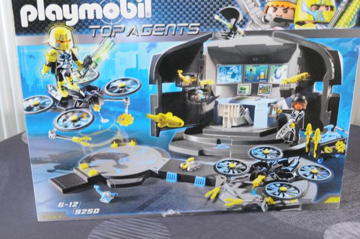 playmobil 9250 top agents dr drone hoofdkwartier nieuw, Kinderen en Baby's, Speelgoed | Playmobil, Nieuw, Complete set, Ophalen of Verzenden