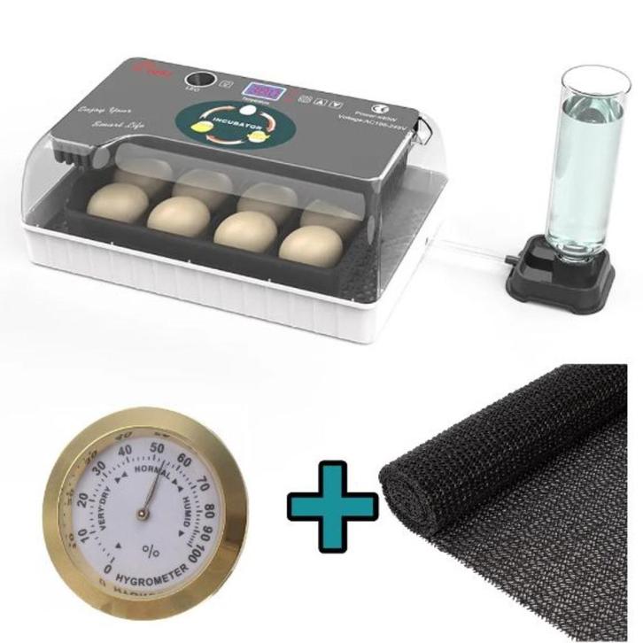 Automatische broedmachine 12 ei + Gratis broedeieren, Dieren en Toebehoren, Pluimvee | Toebehoren, Nieuw, Broedmachine, Ophalen of Verzenden