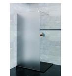 Douchewand 140x200 cm. Mat glas. Chrome profiel, Huis en Inrichting, Badkamer | Badkamermeubels, Ophalen