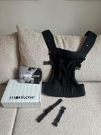 Monkose Tilia Heiwa carrier linen noir, Buik of Rug, Nieuw, Draagzak, Ophalen