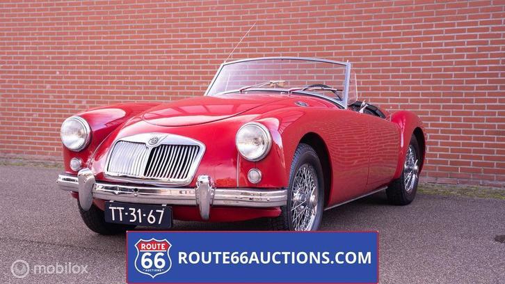 MG MGA 1500 Cabriolet | 1956 | Route 66 Auctions, Auto's, Oldtimers, Bedrijf, Te koop, MG, Benzine, Overige carrosserie, Handgeschakeld