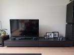 Houten TV-meubel met valfronten, Huis en Inrichting, Ophalen, Gebruikt