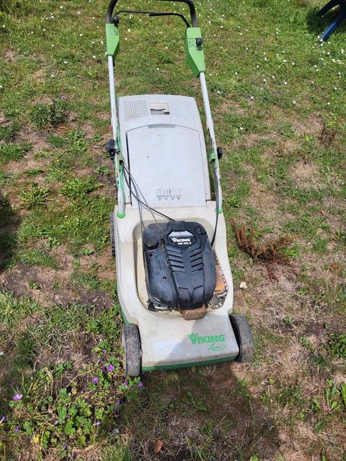 viking Mb 505 S, Tuin en Terras, Grasmaaiers, Gebruikt, Benzine-grasmaaier, 40 t/m 49 cm, Cirkelmaaier, Opvangzak, Versnellingen