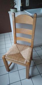eiken stoelen, Enlèvement ou Envoi, Brun, Utilisé, Boerenstijl