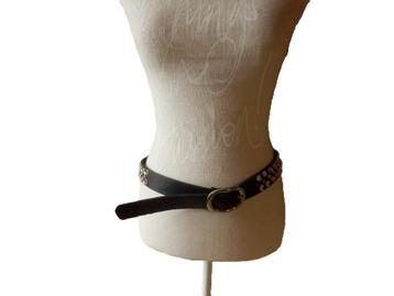 (1)- ceinture femme noire en cuir beschikbaar voor biedingen