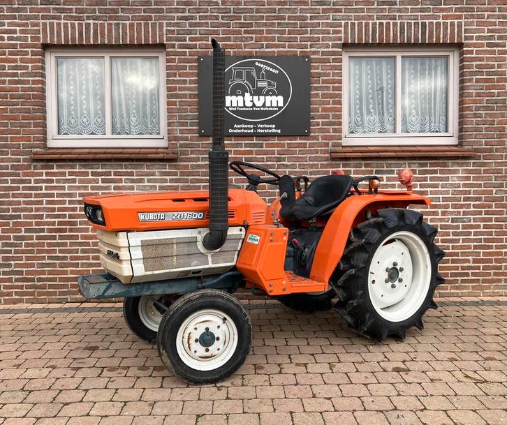 Minitractor Kubota B1600 - 3cilinder - 2wd - TOP, Zakelijke goederen, Landbouw | Tractoren, Ophalen of Verzenden