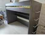 Hoogslaper met bureau, Ophalen, Gebruikt, Eenpersoons, 160 tot 180 cm