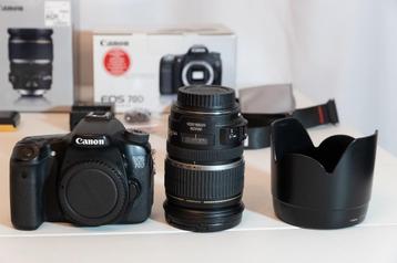 Canon 70D et objectif EFS 17-55  f/2,8, Canon, Comme neuf, Enlèvement, Reflex miroir