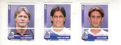 Panini Football 2011 Genk / 3 stickers, Verzamelen, Sportartikelen en Voetbal, Zo goed als nieuw, Poster, Plaatje of Sticker, Verzenden