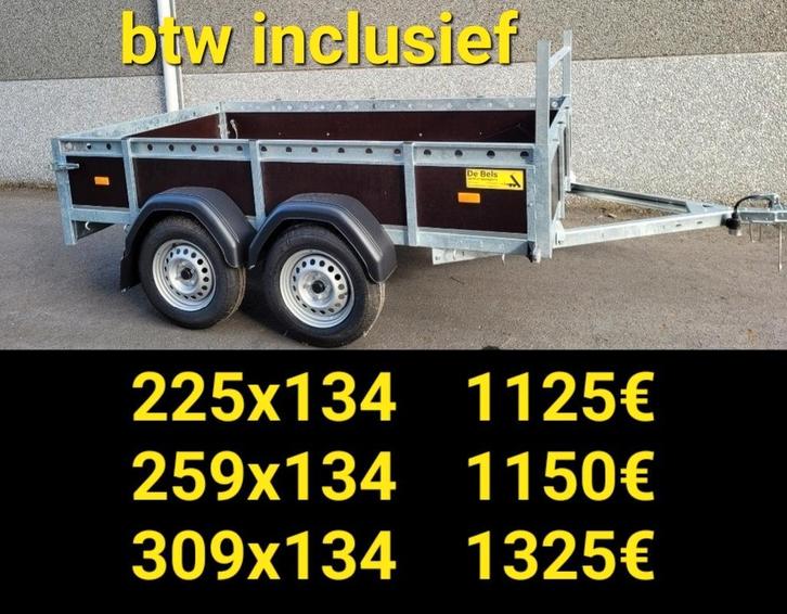 Aanhangwagens grote voorraad, Auto diversen, Aanhangers en Bagagewagens, Nieuw, Ophalen