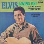 Elvis Presley – Loving you / Teddy bear - Single, 7 pouces, Pop, Utilisé, Enlèvement ou Envoi