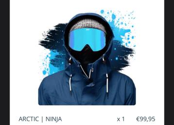 SKIBRIL Vizer Arctic Ninja NIEUW!!! (M/V)