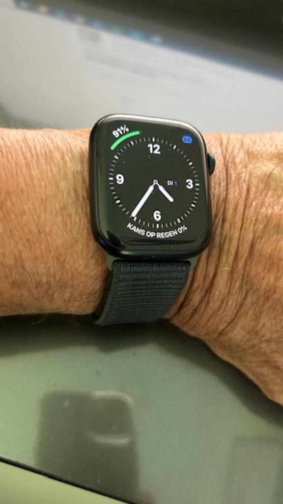 uurwerk Apple Watch 45 serie 9 GPS +cellular 6 maand garan, Telecommunicatie, Mobiele telefoons | Hoesjes en Screenprotectors | Apple iPhone