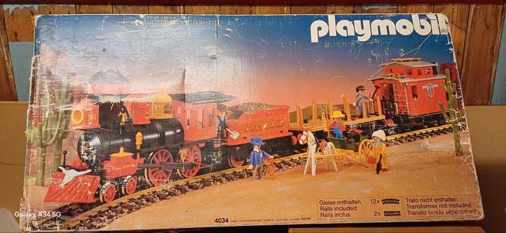 Playmobil 4034 Westelijke Pacific Railroad, Verzamelen, Speelgoed, Ophalen of Verzenden