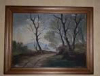 Schilderij landelijke weg, Ophalen