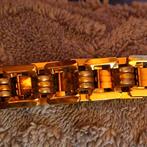 Bracelet Tank 1940 or 24carats, très bonne état..., Handtassen en Accessoires, Armbanden, Ophalen of Verzenden, Zo goed als nieuw