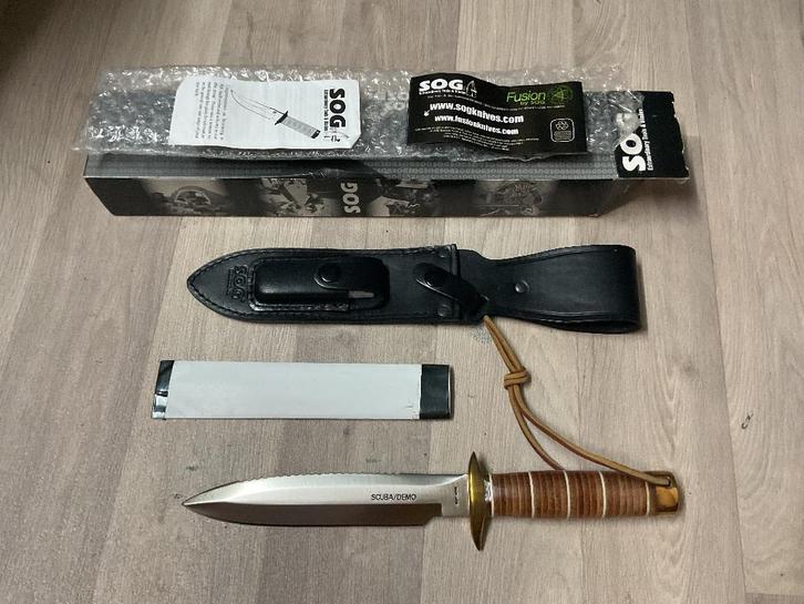 Sog seki japan scaba demo mes knife, Caravans en Kamperen, Kampeergereedschap, Nieuw, Verzenden