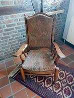 Retro houten stoelen met vintage bekleding, Antiek en Kunst, Ophalen