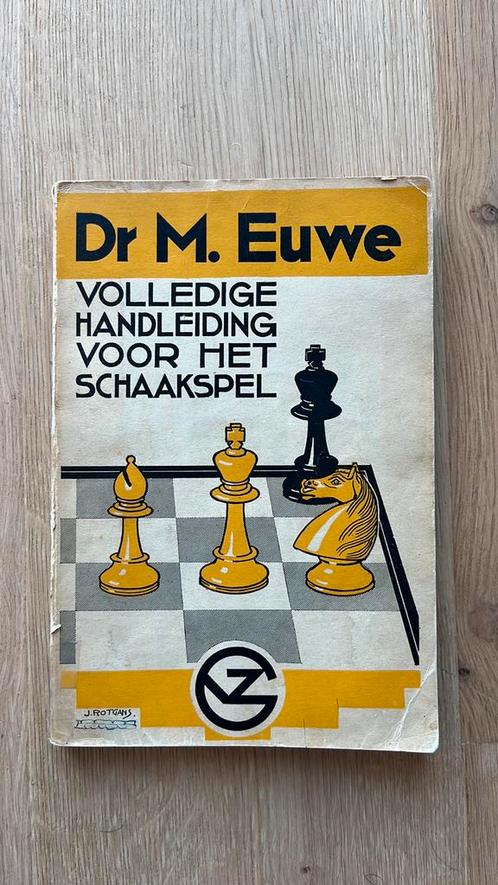 1945 "Manuel d'échecs", Max Euwe, Livres, Livres de sport, Comme neuf, Enlèvement ou Envoi