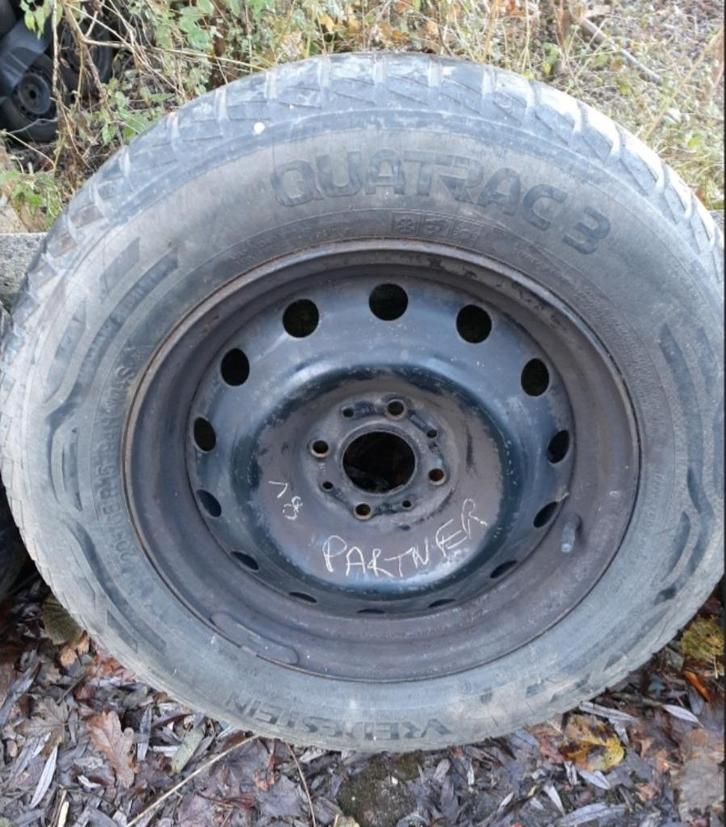 1 stalen velg 15 inch 4×108, Auto-onderdelen, Overige Auto-onderdelen, Citroën, Peugeot, Gebruikt, Ophalen of Verzenden
