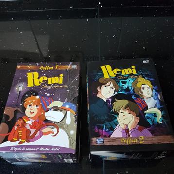 2 coffrets de 5 DVD chacun de REMI sans famille dessin animé