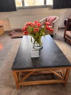 Prachtige salon tafel met granieten blad, Huis en Inrichting, Ophalen, Gebruikt, 100 tot 150 cm, 50 tot 100 cm