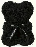 Ours rose noir H 25 cm, Enlèvement ou Envoi, Comme neuf