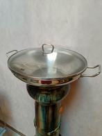 Wok Silit met glazen deksel XXL diameter 38 cm, Ophalen of Verzenden, Gebruikt, Inox, Wok