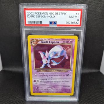 Dark Espeon Holo Neo Destiny PSA 8 beschikbaar voor biedingen