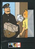Set écriture Tintin / Kuifje : duostamp + papier + enveloppe, Timbres & Monnaies, Timbres | Europe | Belgique, Enlèvement ou Envoi