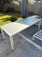 Tuintafel met stoelen, Tuin en Terras, Ophalen, Gebruikt, Rechthoekig, Aluminium