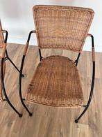 Gratis mechelen: rieten stoelen, Huis en Inrichting, Ophalen, Gebruikt, Bruin, Riet of Rotan