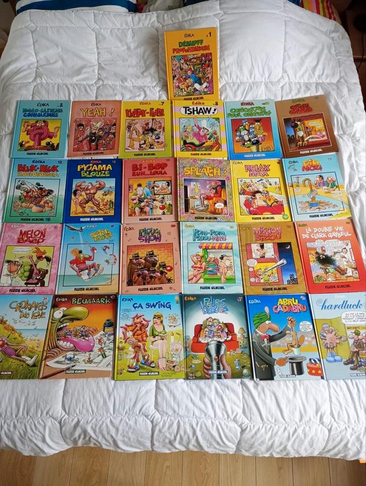 Edika TBE, verpakking van 25 stuks, Boeken, Strips | Comics, Gelezen, Complete serie of reeks, Ophalen of Verzenden