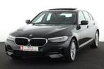 BMW 5 Serie 520 iA HYBRID + GPS + CARPLAY + LEDER + CAMERA +, Autos, 5 places, Berline, 4 portes, Hybride Électrique/Essence