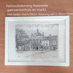 Pentekening van Assenede Gemeentenhuis, Antiek en Kunst, Ophalen