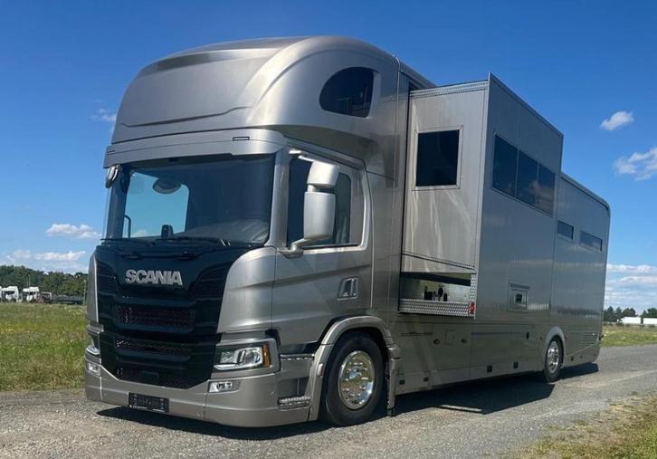 Scania P320 INTERHORSE, Dieren en Toebehoren, Paarden en Pony's | Trailers en Aanhangwagens, Nieuw, Overige typen, Aluminium, Ophalen