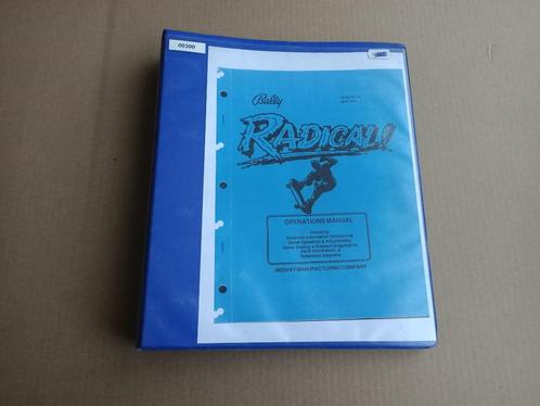 Manual Map: Bally Radical (1990) Flipperkast, Verzamelen, Automaten | Jukeboxen, Ophalen