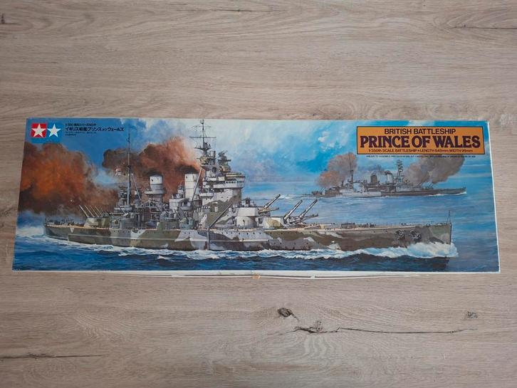 HMS Prince of wales & King george IV 1/350 Tamiya, Hobby en Vrije tijd, Modelbouw | Boten en Schepen, Nieuw, 1:200 of kleiner