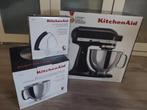 Kitchenaid Artisan zwart met accessoires, 4 litres ou plus, Enlèvement, Neuf, Résiste au lave-vaisselle