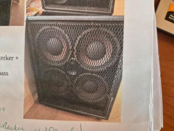 Basgitaarversterker en speakers peavy nitrobass, Enlèvement, Utilisé, Guitare basse