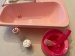 Poppenbad met accessoires, Kinderen en Baby's, Ophalen of Verzenden, Zo goed als nieuw