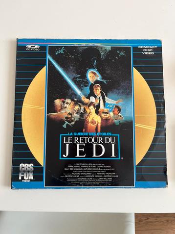 Laser Disc Star Wars Le Retour Du Jedi CD Video Film Complet beschikbaar voor biedingen