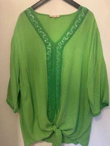 Splinternieuw groen shirt met pailletjes Onesize beschikbaar voor biedingen