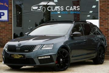 Skoda Octavia RS 2.0 CR TDi DSG PANO BI-XENON CAM CARNET FUL, Autos, Argent ou Gris, Achat, Entreprise, Carnet d'entretien