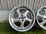 Artec Turbo 18inch 3delig 4x108 8.5j & 9.5j breedset velgen, 18 inch, Gebruikt, Velg(en), Ophalen of Verzenden