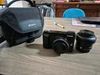 Lot Panasonic Gx 80 + 2 objectifs + sacoche, Ophalen, Zo goed als nieuw