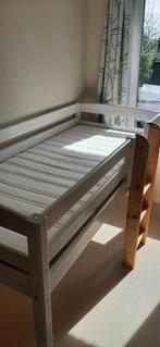 Lit superposé blanc, Ophalen, 90 cm, Eenpersoons, Zo goed als nieuw