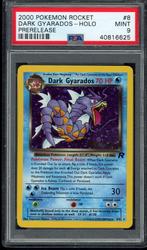 Dark Gyarados [Prerelease] PSA 9 - 8/82 - Team Rocket 2000, Losse kaart, Zo goed als nieuw, Verzenden